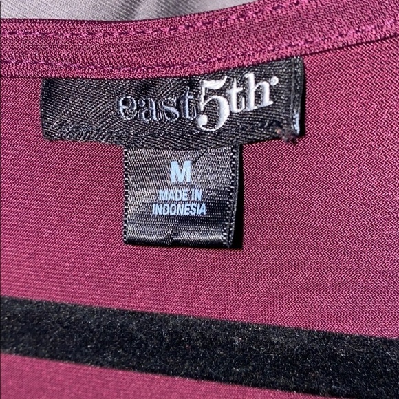 EAST 5th Plum Embroidered maxi dress M - Picture 6 of 14